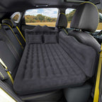 Dikasun Backseat Air Mattress 24" Width Black PVC Flocking SUV Truck