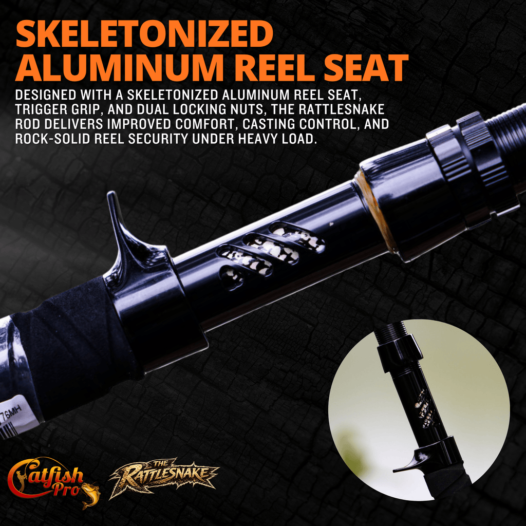 Catfish Pro 1 of 220 The Rattlesnake Casting Rod-Limited Edition 7'6"