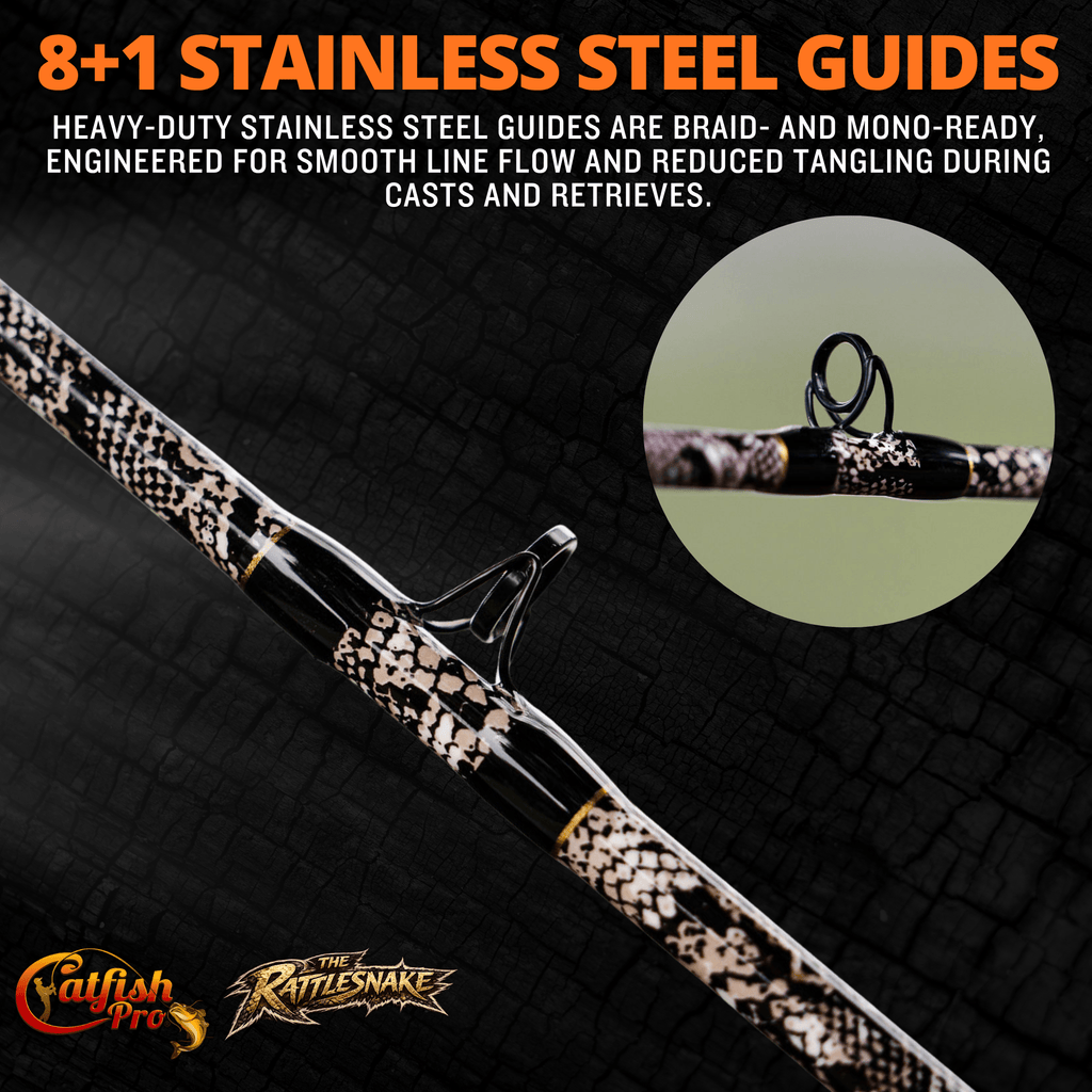 Catfish Pro 1 of 220 The Rattlesnake Casting Rod-Limited Edition 7'6"