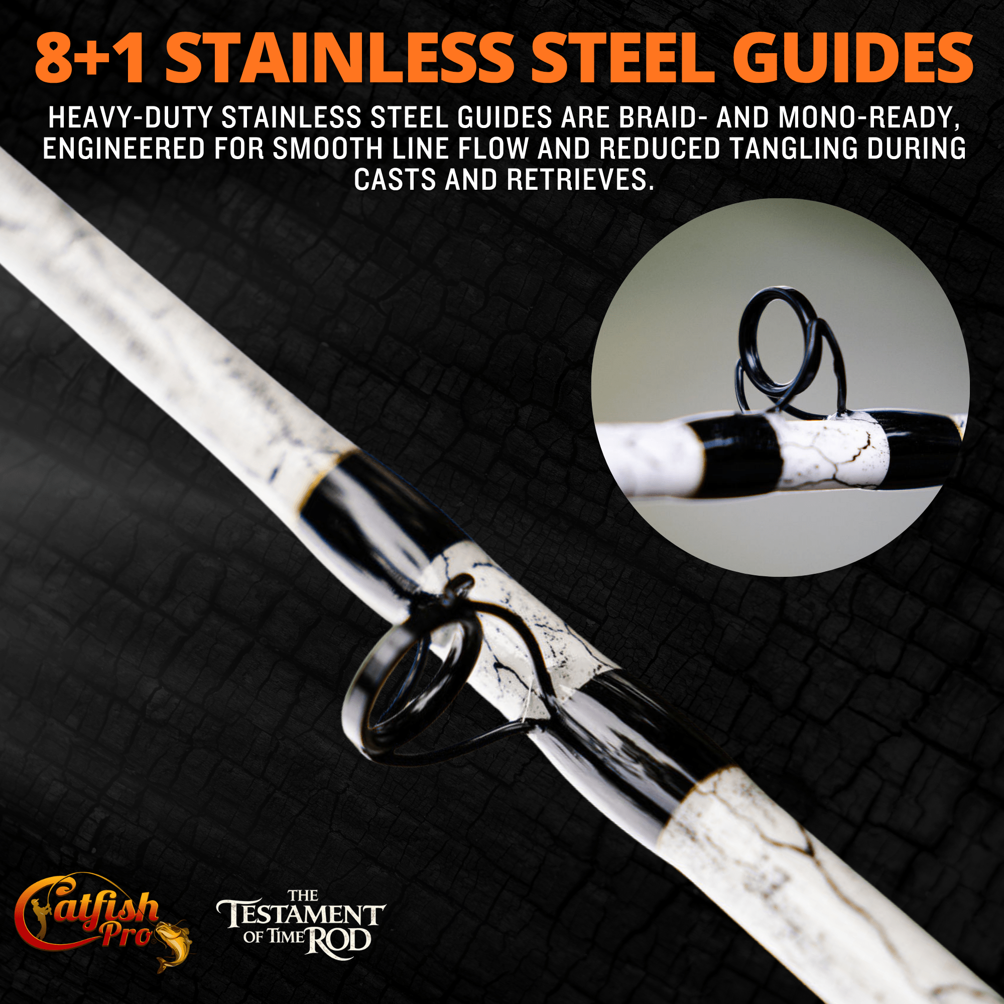 Catfish Pro 7'6" Glow Casting Rod 1 of 220 The Testament of Time-Limited Edition