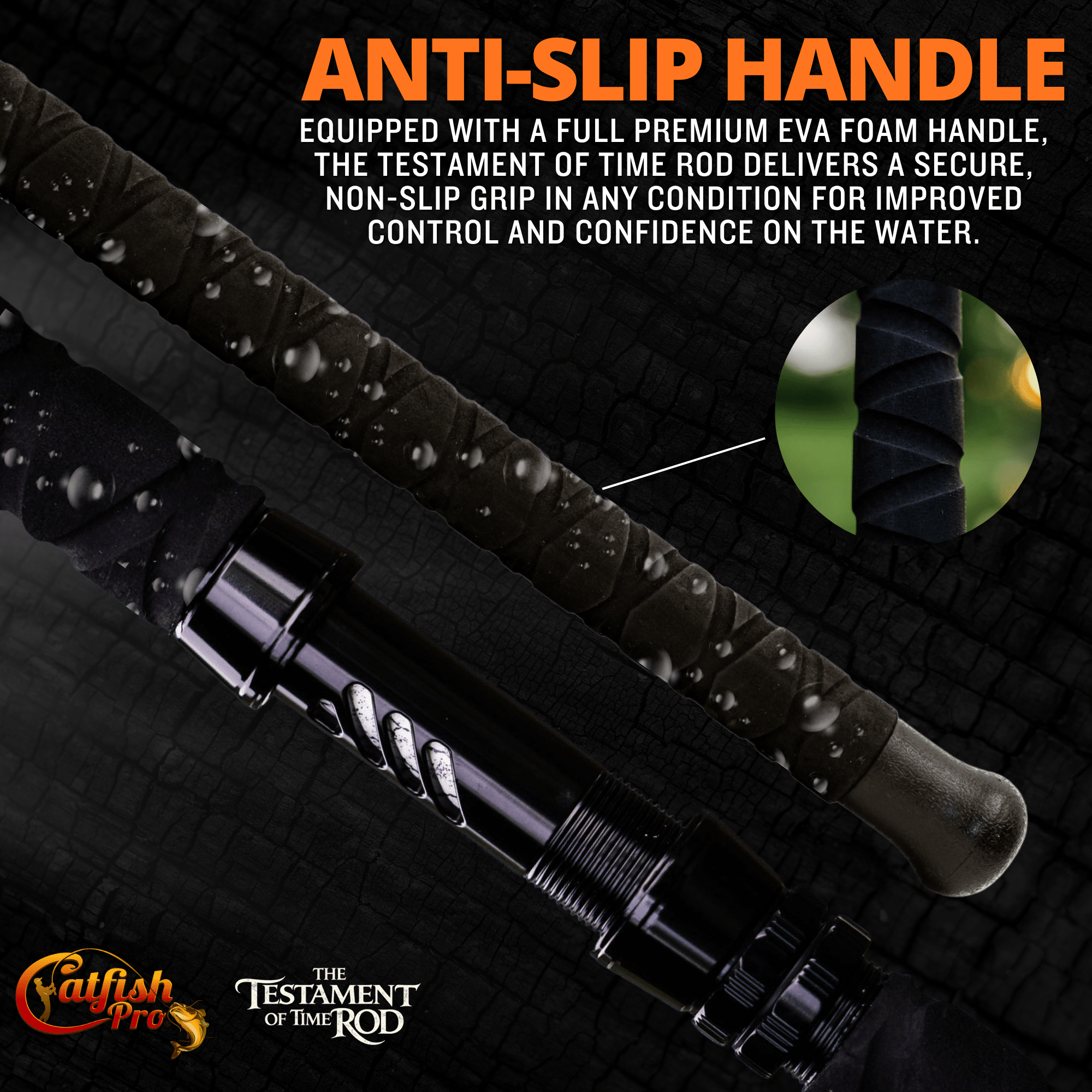 Catfish Pro Limited Edition The Testament of Time Spinning Rod 7'6"