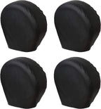 Dikasun Outdoor RV Tire Covers Set of 4 Black EVA Waterproof