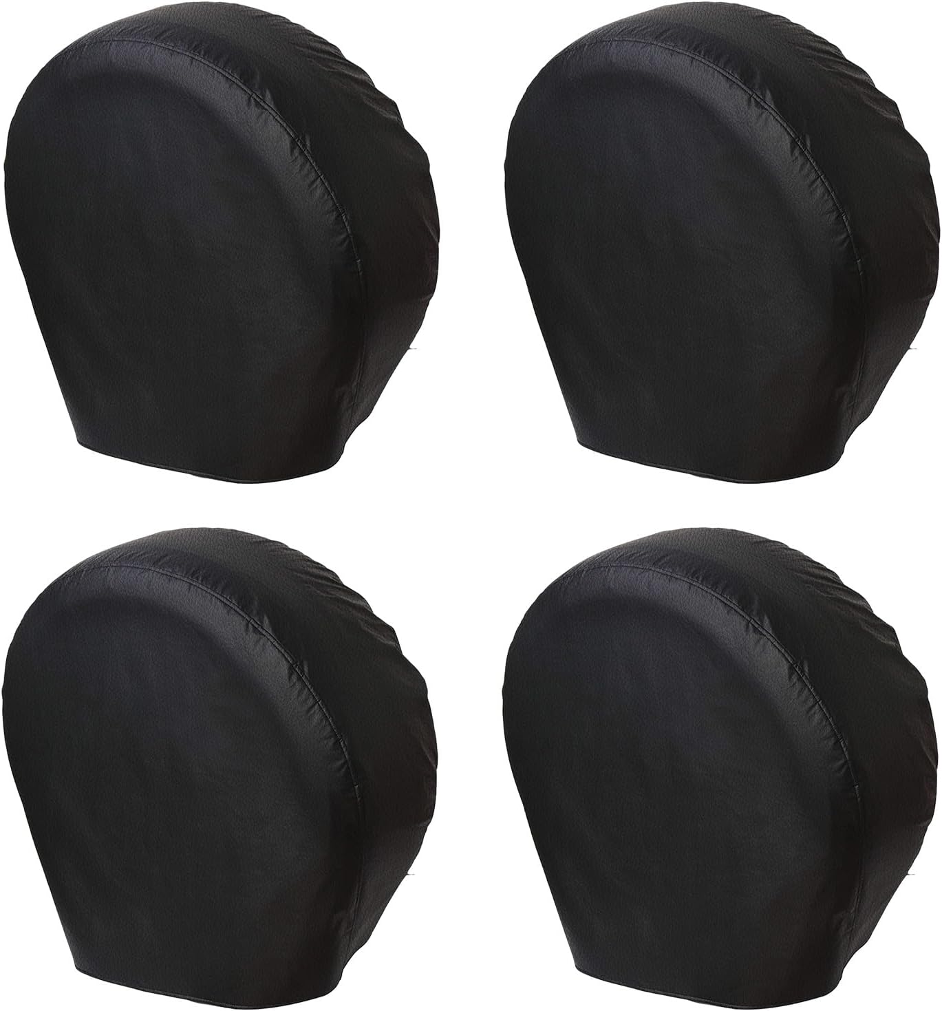 Dikasun Outdoor RV Tire Covers Set of 4 Black EVA Waterproof