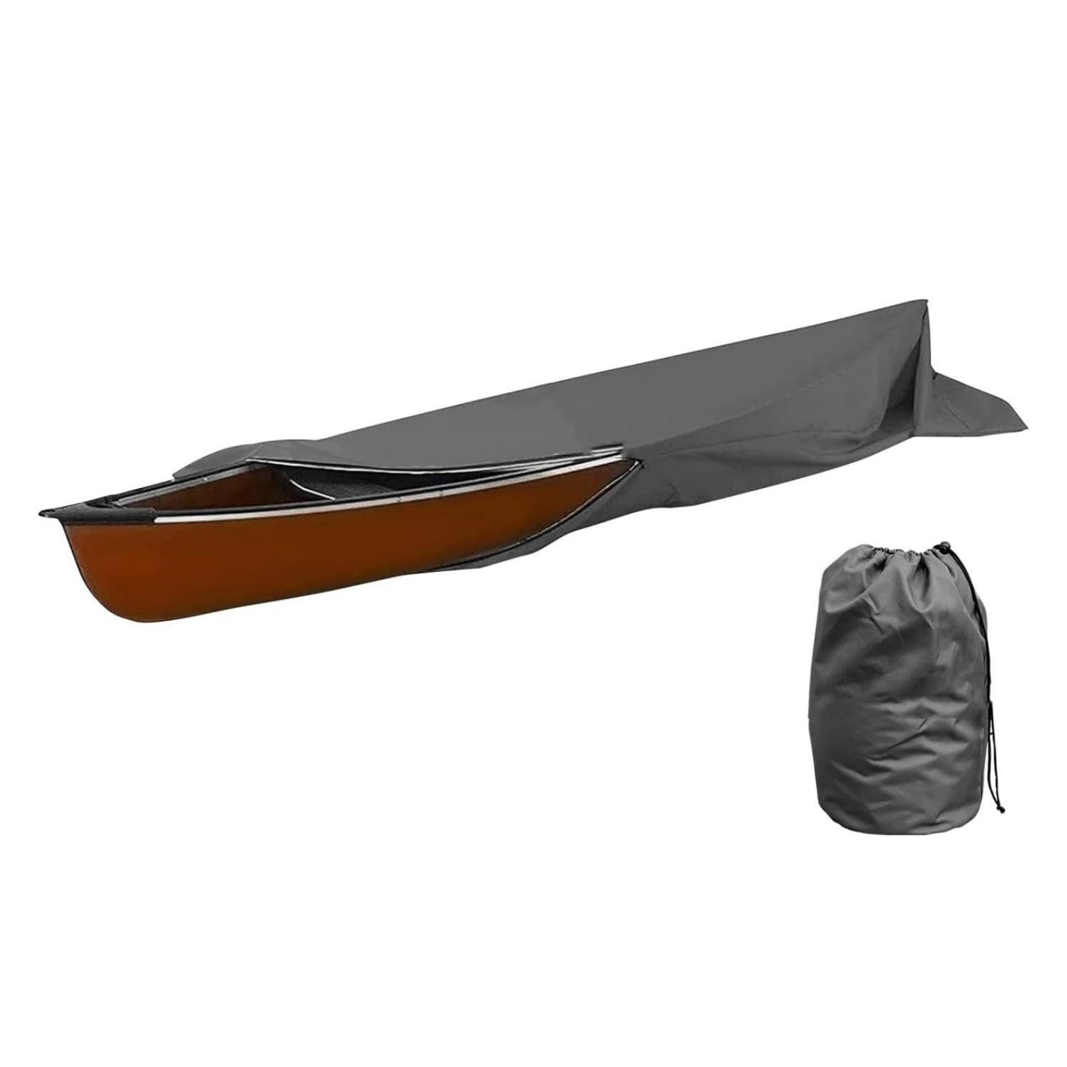 Dikasun Outdoor Kayak Cover 600D Polyester Waterproof UV Protection Boat Storage