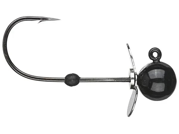 Tungsten Propeller Ball Head Jig 97% Pure Finesse Swimbait Bass Fishing