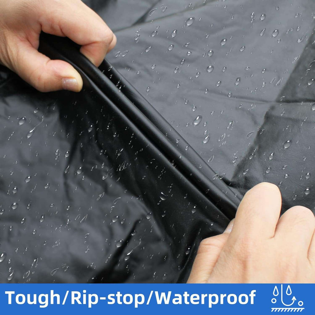 Dikasun Outdoor RV Tire Covers Set of 4 Black EVA Waterproof