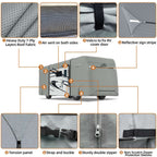 Dikasun Class A RV Cover 7-Layer Polypropylene Anti-UV Waterproof Motorhome