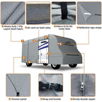Dikasun Class C RV Cover 7-Layer Waterproof Ripstop Camper Protection