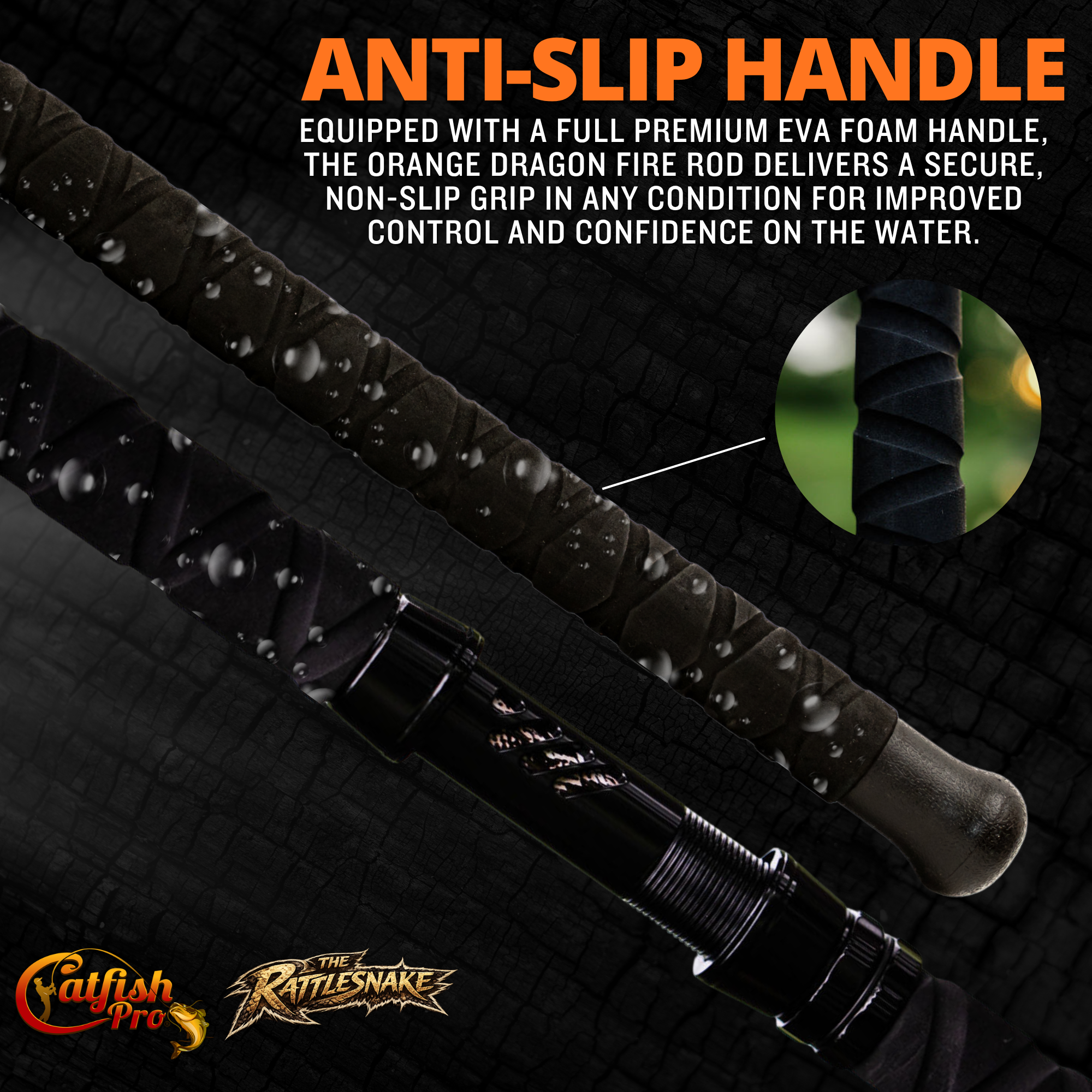 Catfish Pro 1 of 220 The Rattlesnake Casting Rod-Limited Edition 7'6"