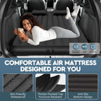 Dikasun Tesla Model Y Inflatable Camping Bed Grey Flocking PVC SUV Sleep