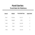 Dikasun Ford Truck Bed Air Mattress 5.5-5.8ft/6-6.5ft PVC Flocking