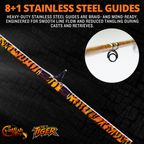 Catfish Pro 1 of 220 The Tiger Casting Rod-Limited Edition 7'6"