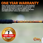 Catfish Pro 1 of 220 The Tiger Casting Rod-Limited Edition 7'6"