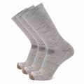 GRIP6 3 Pack Merino Wool Crew Dress Socks Ultralight Flat Knit USA Made