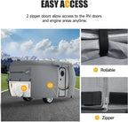 Dikasun 7-Layer Fiberglass Travel Trailer Cover Waterproof RV Protection