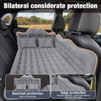 Dikasun Backseat Air Mattress 24" Width Grey PVC Flocking SUV Truck