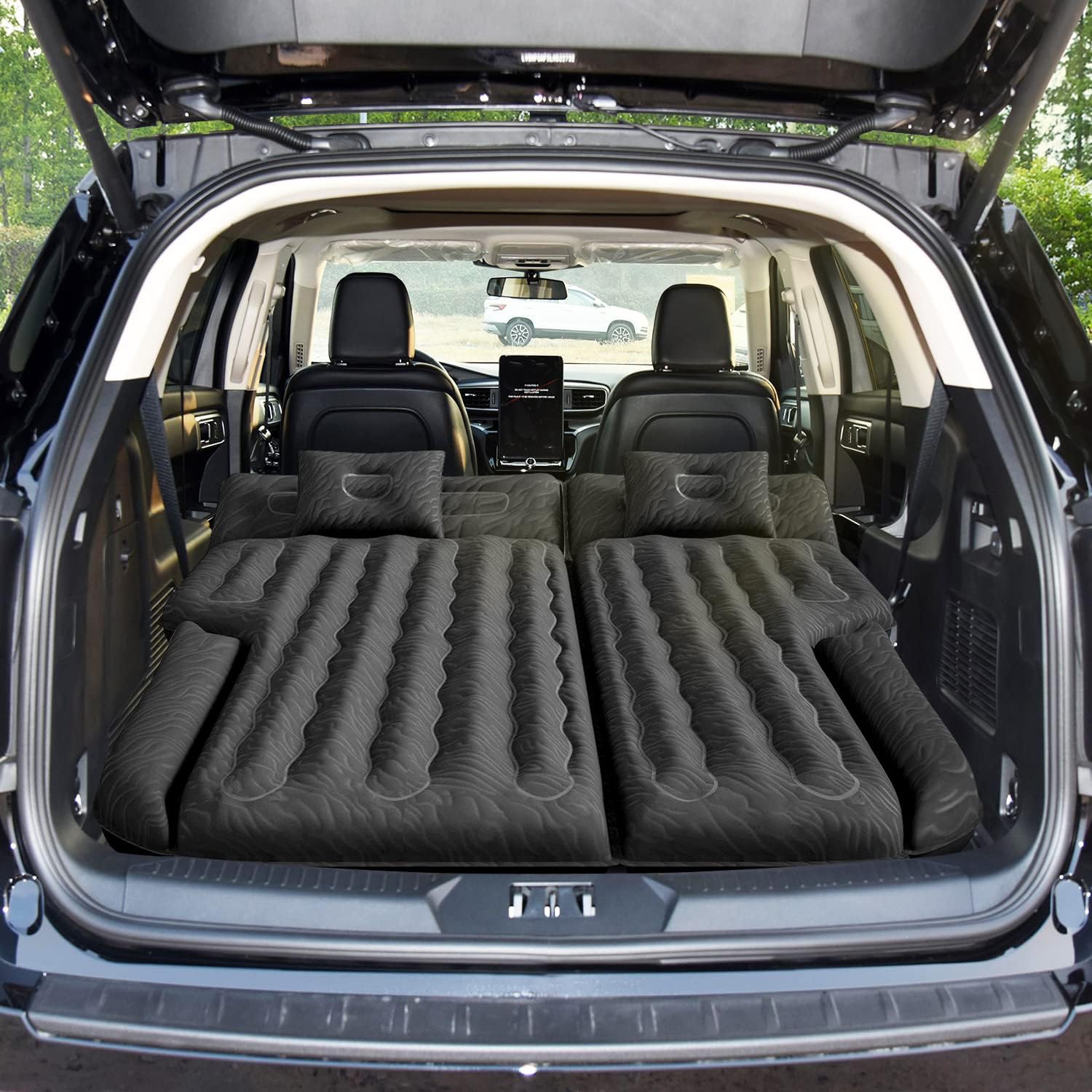 Dikasun Black SUV Air Mattress with Electric Pump and Charging Cable