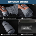 Dikasun Tesla Model Y Grey Self-Inflating Memory Foam Air Mattress SUV Camping