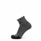 GRIP6 Tarmac Merino Wool 1/4 Crew Socks Gray Runweight 3 Pack USA
