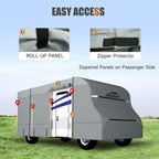 Dikasun Class C RV Cover 7-Layer Waterproof Ripstop Camper Protection