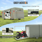 Dikasun Class A RV Cover 7-Layer Polypropylene Anti-UV Waterproof Motorhome