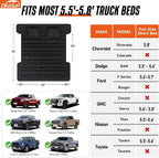 Dikasun 5.5-6.5ft Truck Bed Air Mattress Purple PVC Flocking Camping