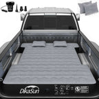 Dikasun 6.0-6.5 ft Pickup Truck Bed Air Mattress Grey PVC Flocking