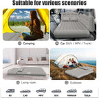Dikasun Backseat Air Mattress 35.4" Width Grey Inflatable SUV Truck Car
