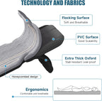 Dikasun 63in SUV Air Mattress Grey PVC Flocking Quick Inflate Camping