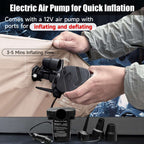 Dikasun Backseat Air Mattress 30.31" Width Beige Inflatable SUV Truck