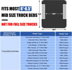 Dikasun 6-6.5ft Pickup Truck Bed Air Mattress Black Camping Sleep