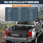 Dikasun 5.5-5.8ft Truck Bed Air Mattress Auto Inflate PVC Flocking