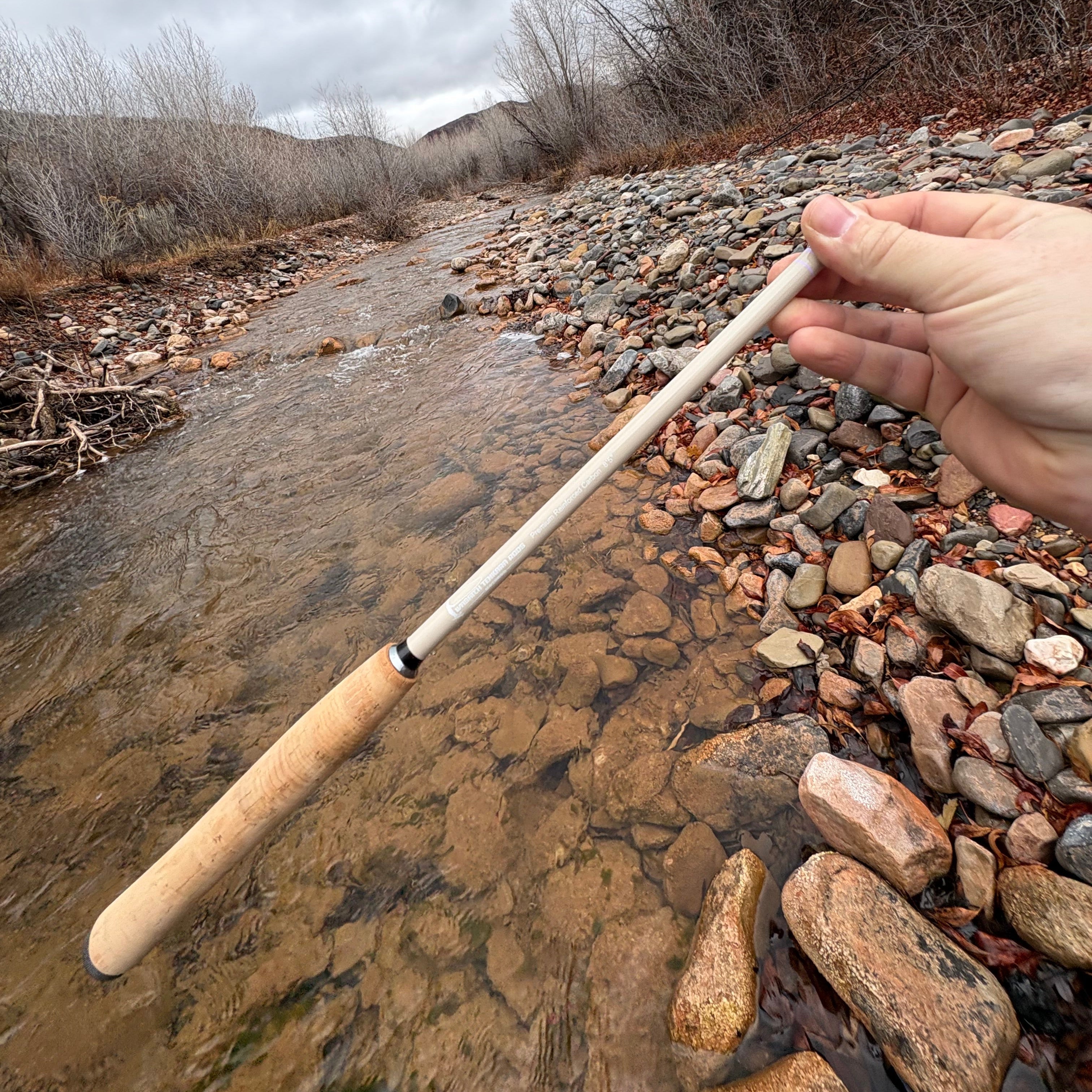 Wasatch MothRod 8'5" Tenkara Rod 1.9 oz Collapses 16in w/ Rod Tube