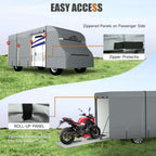 Dikasun Class C RV Cover 7-Layer Waterproof Ripstop Camper Protection