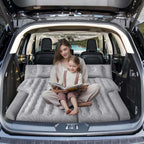 Dikasun 63in SUV Air Mattress Grey PVC Flocking Quick Inflate Camping