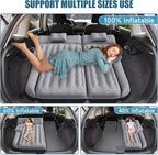 Dikasun 63in SUV Air Mattress Grey PVC Flocking Quick Inflate Camping
