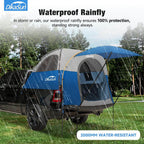 Dikasun Pickup Truck Bed Tent 5.5-6.7ft Blue Double-Layer Camping