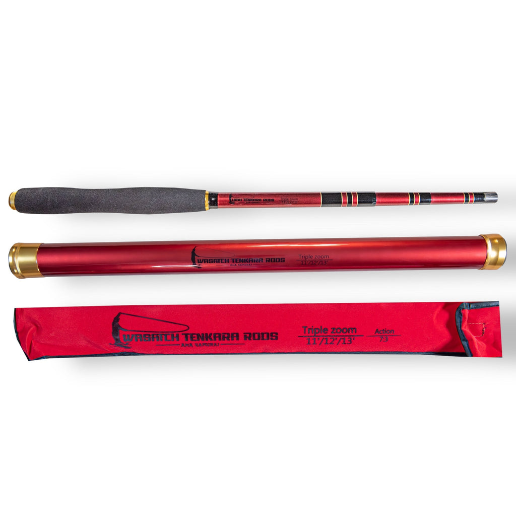 Wasatch Akai Samurai 11'-13' Tenkara Rod 3.8oz 6:4/7:3 Action w/ Rod Tube