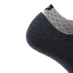 GRIP6 3 Pack Merino Wool Ankle Running Socks Midweight Anti-Blister Purple USA