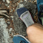 GRIP6 8 Pack Merino Wool Crew Socks Midweight Arch Support Trail Hiking