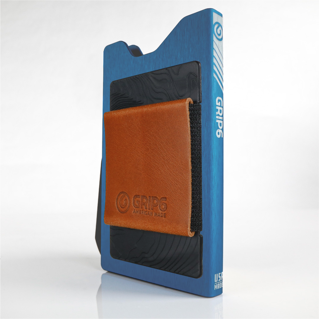 GRIP6 Wallet Builder Customizable RFID Blocking Minimalist Slim USA Made