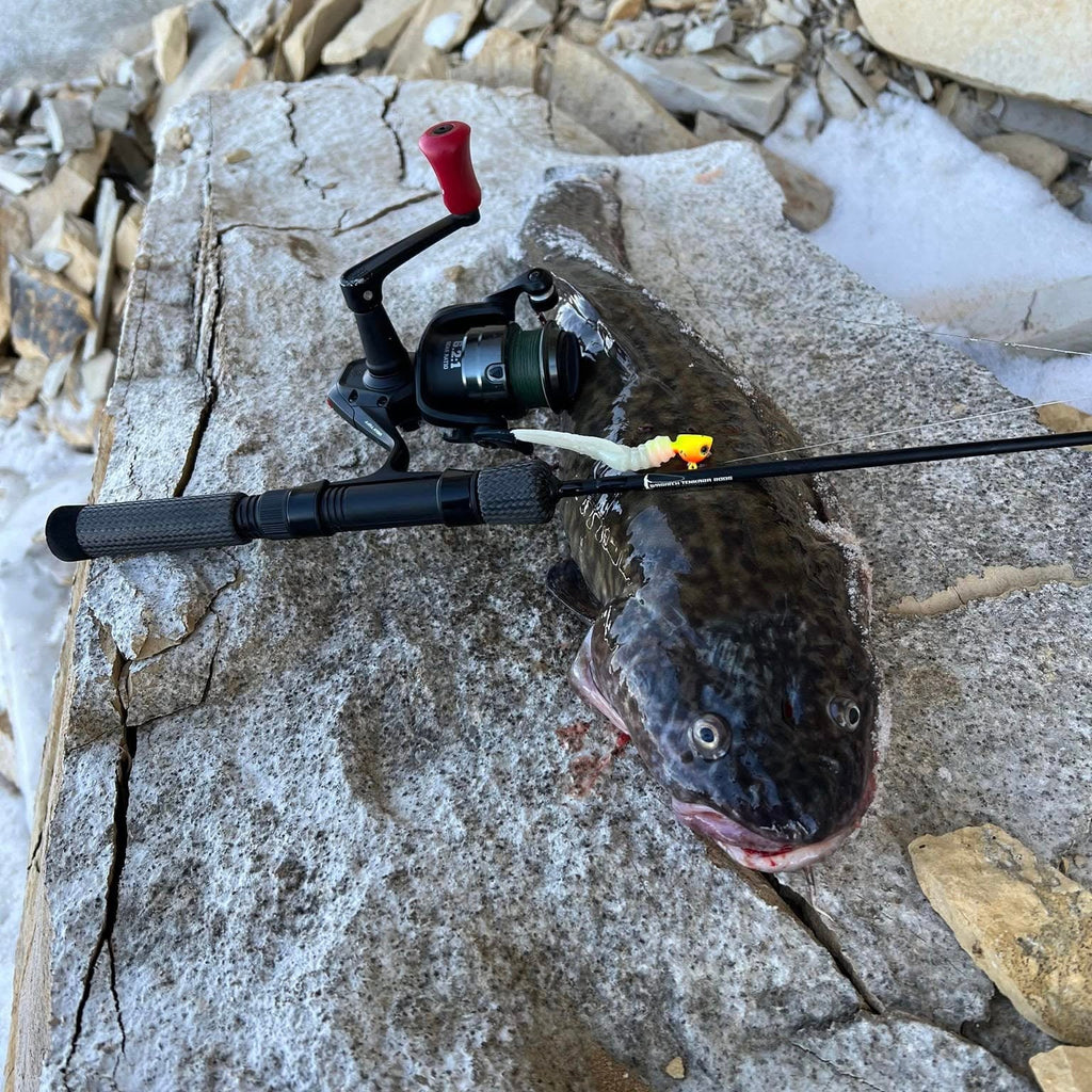Wasatch Tenkara Slot Buster 34" Heavy/Fast Action Ice Fishing Rod Toray Carbon