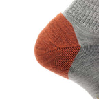 GRIP6 8 Pack Merino Wool Crew Hiking Socks Lightweight Cushion Orange USA