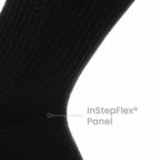 GRIP6 Merino Wool Crew Casual Dress Sock Midweight Moisture Wicking Charcoal