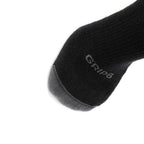 GRIP6 8 Pack Merino Wool Crew Casual Dress Socks Midweight Charcoal USA