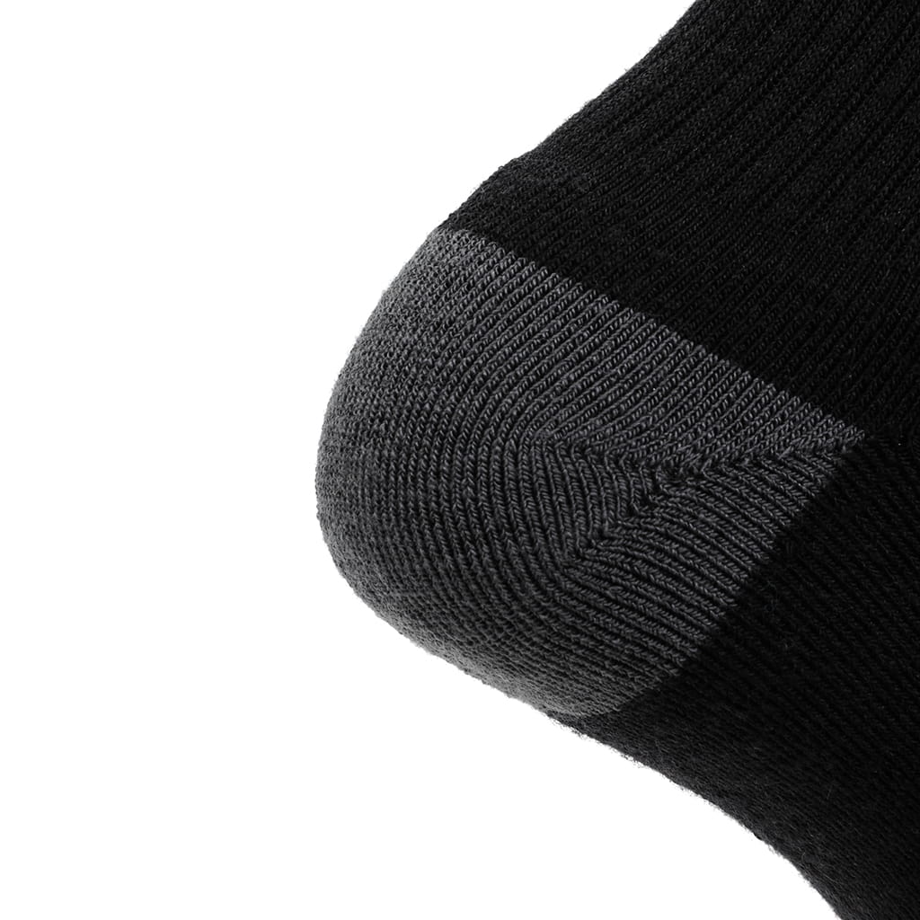 GRIP6 3 Pack Merino Wool Crew Casual Dress Socks Midweight Charcoal USA