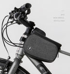 Bicycle Top Tube Phone Bag 6.5in Touchscreen Front Frame Mount Cycling