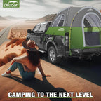 Dikasun 5.5-6.7ft Pickup Truck Bed Tent Green Double-Layer Camping