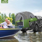 Dikasun 5.5-6.7ft Pickup Truck Bed Tent Green Double-Layer Camping