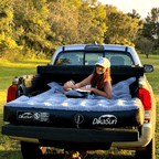 Dikasun 5.5-5.8ft Truck Bed Air Mattress Auto Inflate PVC Flocking